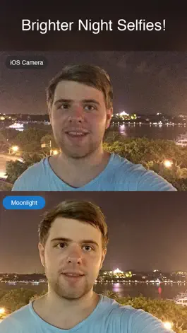 Game screenshot Moonlight - night time low light selfie camera for dark photos, shots and images mod apk