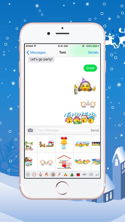 Christmas Gif Keyboard Pro - Fully Animated Emoji for Christmas
