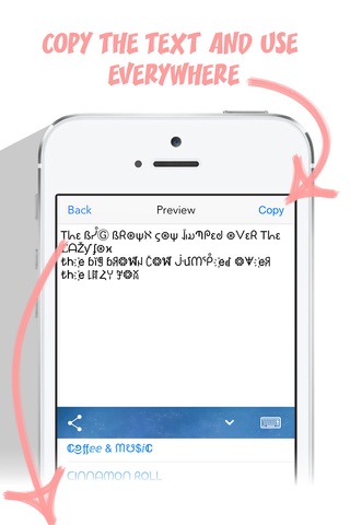 Fantasy Fonts FREE - Better Fonts And Symbols For Your Text Messages, Comes With iOS 8 Custom Keyboard screenshot 4