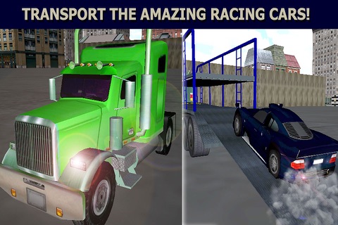 Car Transporter Trucker Parking Simulator - Drive cargo truck on the real highway and enjoy simulation screenshot 3