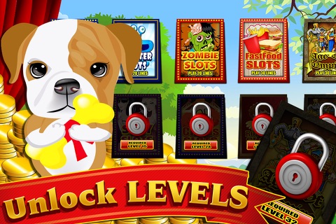 The Adventure of Super Dog Slots of Las Vegas Style Online Casino screenshot 2