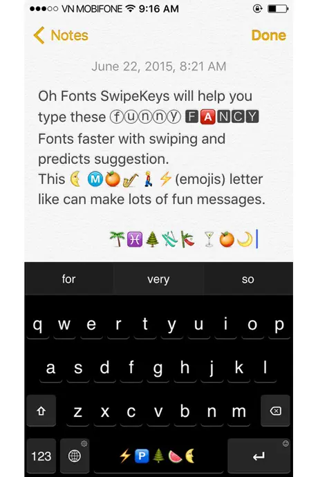 Oh Fonts SwipeKeys