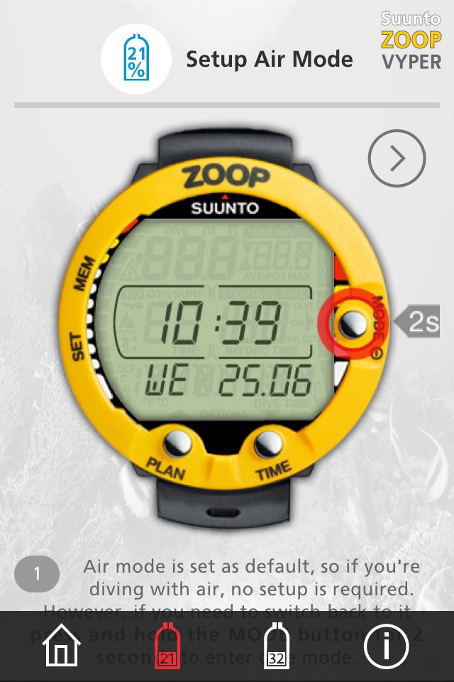 Suunto Zoop-Vyper screenshot 3