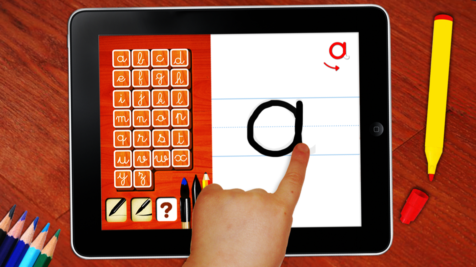Left handed handwriting (iOS) 由: TOUCHSCREEN LEARNING LTD Left handed handwriting (iOS) 由: TOUCHSCREEN LEARNING LTD