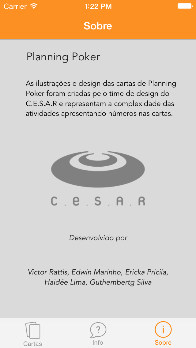Planning Poker CESAR