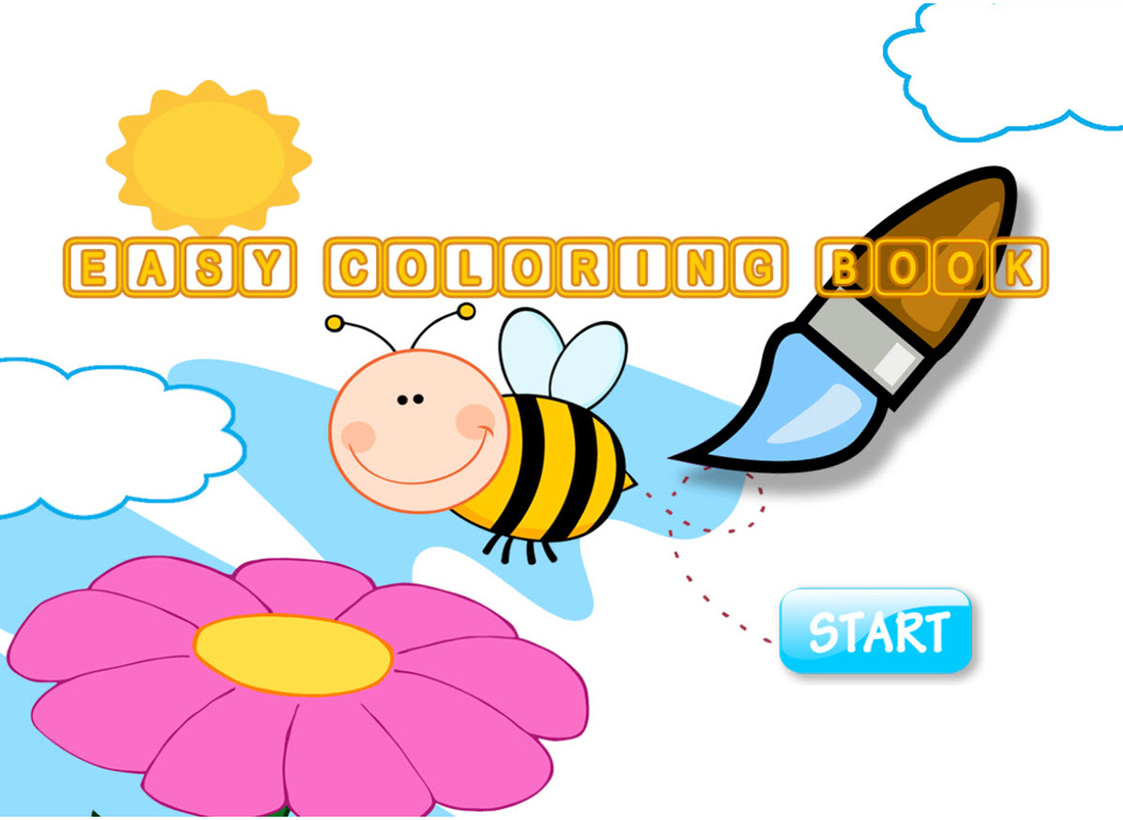 Easy Coloring Book For Kids