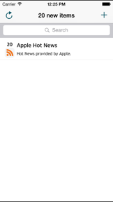 Simple RSS Reader screenshot