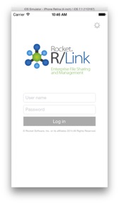 RLink Client for iPhone screenshot