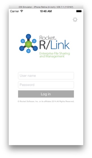 Screenshot #1 pour RLink Client for iPhone