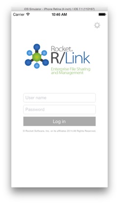 RLink Client for iPhone screenshot 1