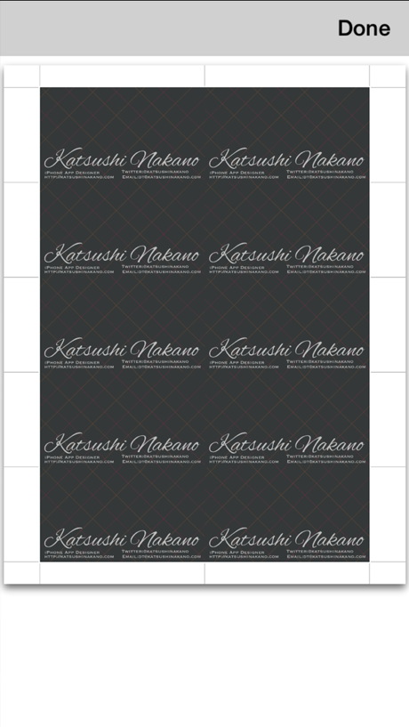 BusinessCardDesigner - 名片制作，创作者，编辑，模板，PDF，AirPrint和电子邮件的功能设计 的 App Store 截图 5