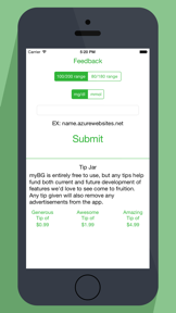 myBG – a Continuous Glucose Monitor Viewer screenshot