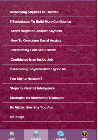 How To Overcome Shyness. screenshot 2