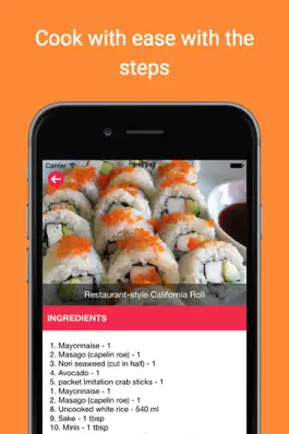 Game screenshot Japanese healthy recipe cooking videos: Sushi food apk