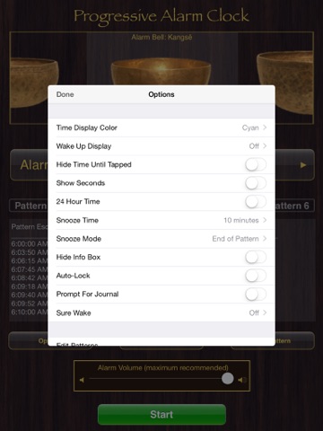 Screenshot #6 pour Progressive Alarm Clock for iPad