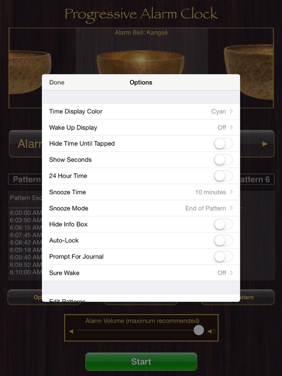 Progressive Alarm Clock for iPad by Spotlight Six Software LLC