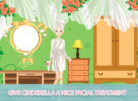 Cinderella  Makeover - Feel like Cinderella in the Spa and Make up salon in this game iPad screenshot