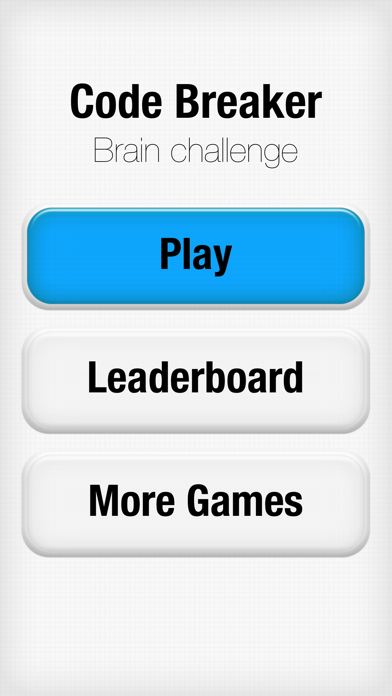 Code Breaker Brain Challenge screenshot 1