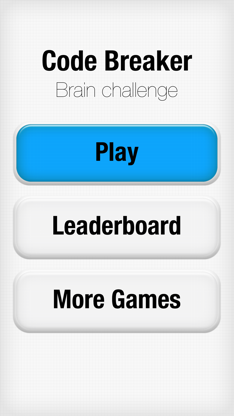 Brain Challenge : Code Breaker screenshot 1