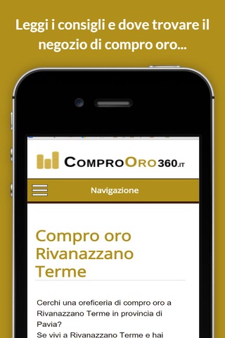 Compro Oro Cerca Negozi screenshot 2