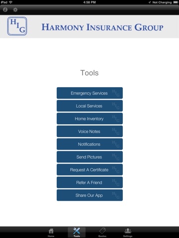 Harmony Insurance Group HD screenshot 2