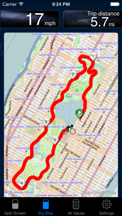 B.iCycle - GPS cycling computer for Road & Mountain Biking screenshot 3