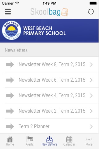 West Beach Primary School - Skoolbag screenshot 4