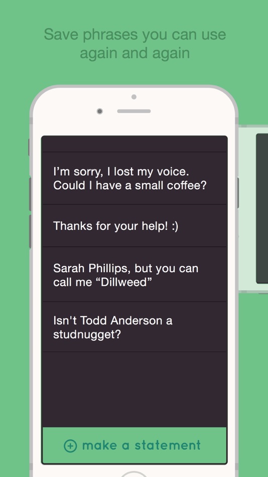 #2. Statement - visual communication and large text (iOS) Por: Todd Anderson