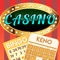 Casino House of Keno Blitz and Bingo Balls with Big Prize Wheel!