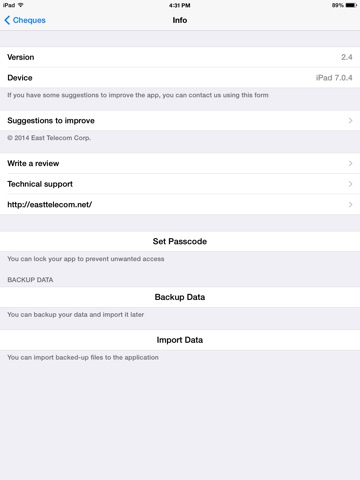 Credit Cards And Cheques Keeper With Backup iPad Credit Cards And Cheques Keeper With Backup iPad