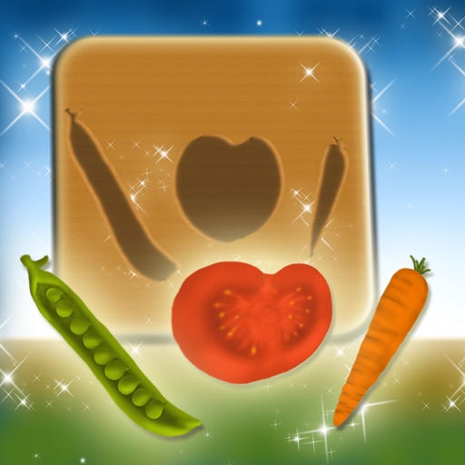 Vegetables Wood Magical Puzzle Match Game icon