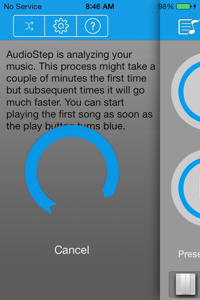 AudioStep - improve your run cadence with BPM match screenshot 3