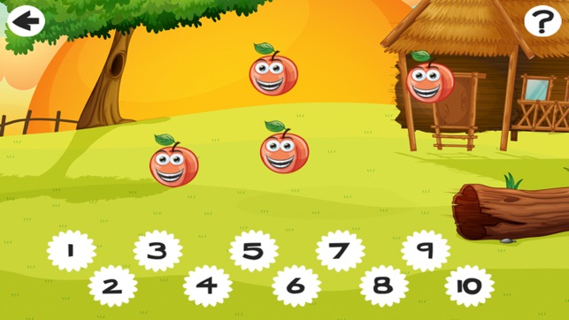 主動！ 遊戲兒童學習計數，以1-10水果(圖2)-速報App