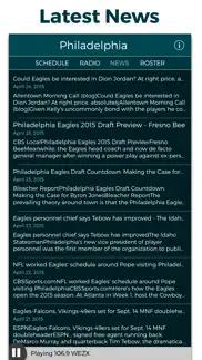 philadelphia football radio & live scores iphone screenshot 4