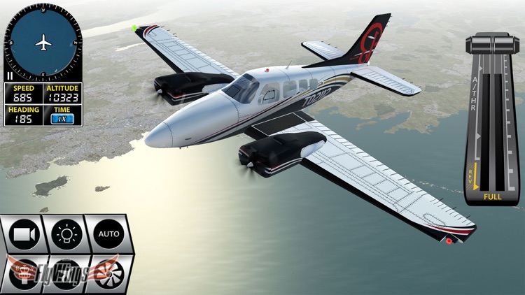 Flight Simulator FlyWings Online 2016 HD screenshot-0