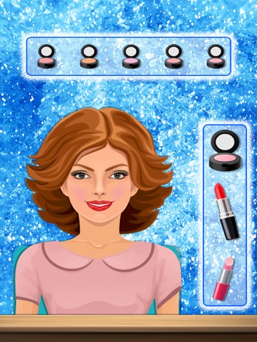 Icy Princess Makeover Salon - A royal party salon dress up and makeup game for teen girls iPad screenshot