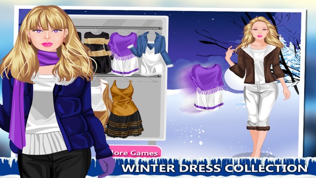 Winter Girl Dress Up Game(圖2)-速報App
