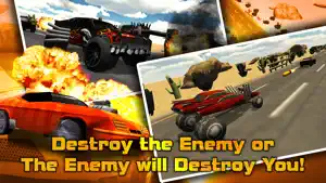 Mega Smash Real Combat Fast Car Road Racing 3D Simulator Game screenshot #2 for iPhone