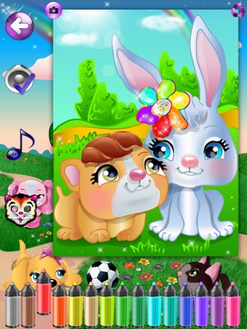Screenshot #4 pour Coloriage animaux royaux – colorie animales de compagnie et jeux de animalerie pour les enfants