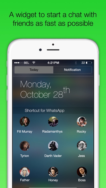 Shortcut for WA Plus Pro Widget to Fast Chat