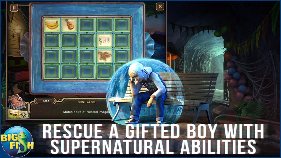 #3. Paranormal Pursuit: The Gifted One - A Hidden Object Adventure (iOS) โดย: Big Fish Games, Inc