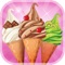 A Festive Ice Cream Maker FREE. Make cones with different Flavours