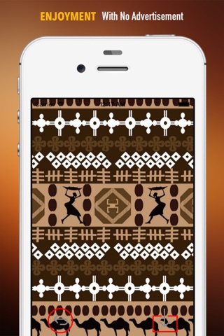 African Print Wallpapers HD: Quotes Backgrounds with Traditional Fabric Patterns screenshot 2