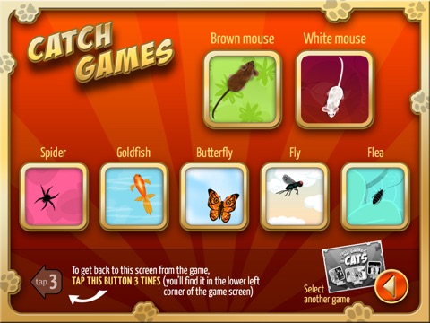 Catch and Paint Games for Cats screenshot 2