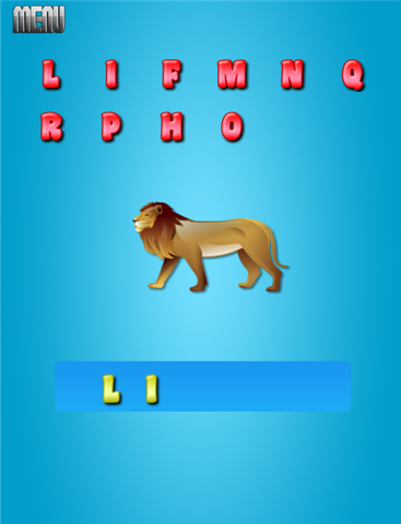 Screenshot #5 pour Animals Spell - Learn To Spell