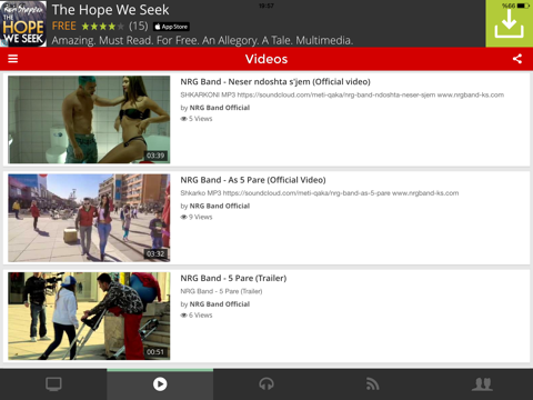 Albanian Music iPad screenshot