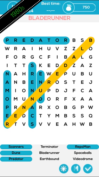 Sci-Fi Movie Word Search Unlimited Free Puzzle