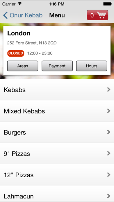 Screenshot #2 pour Onur Kebab