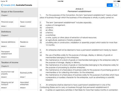 Screenshot #4 pour International Tax