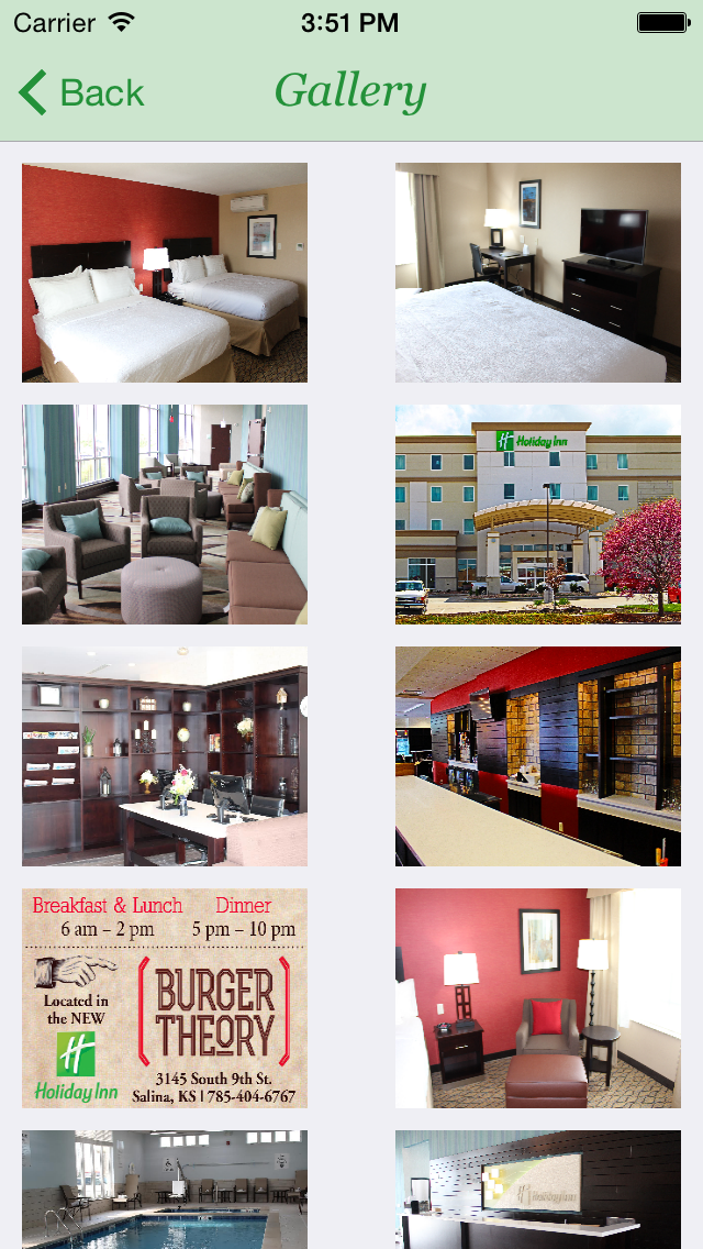 Holiday Inn Salina KS app screenshot